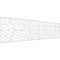Ekena Millwork Set of Four Panels for 94 1/2"W x 24 1/4"H Killeen Fretwork Wainscot Wall Paneling WPKP12X01X47KLN - alternate 1
